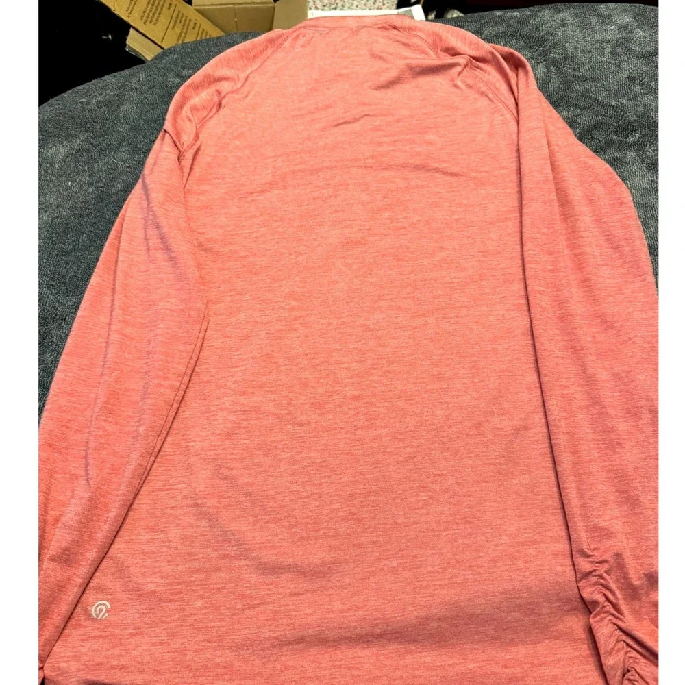 Champion Womens XS Pink Heathered Quarter Zip Ruched Active Top K9627-SXY